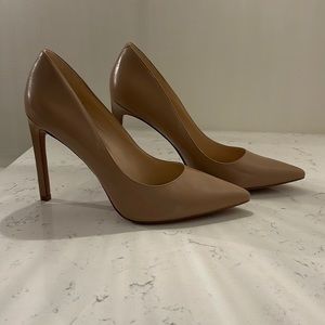 Never worn tan stilettos